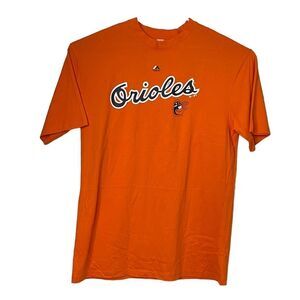 Majestic MLB Baltimore Orioles Orange T-shirt Big and Tall Size 4XL